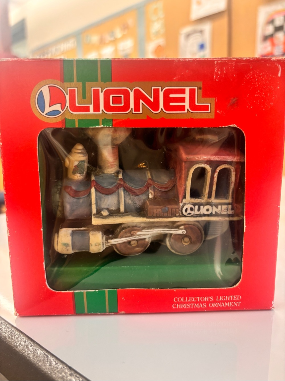 Lionel Red and Green Train Collector's Holiday Ornament